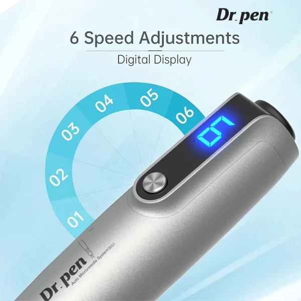 Dr Pen M8S 更新版 電動ダーマスタンプ 針速度調整