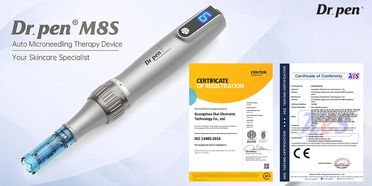 dr.pen m8s ultima microneedling pen certificates 800x800 1