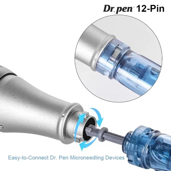 12針・替え用チップ 接続が簡単なDr pen ミコンドリング装置