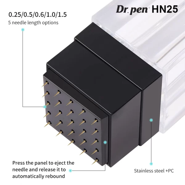 Dr. Pen Hydra Needle HN25 ダーマスタンプ(0.25mm-1.5mm)