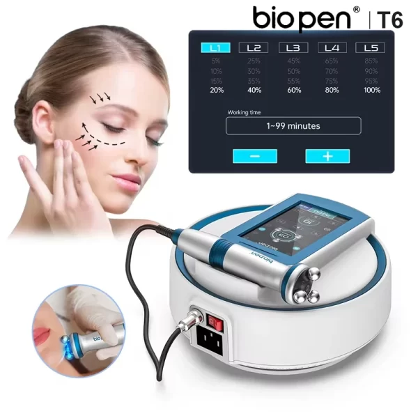 Bio Pen T6 RF EMS レーザー 顔のマッサージ機