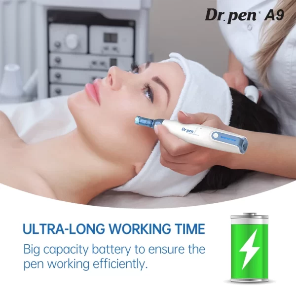 Dr.pen A9 マイクロニードル美容機器 超長時間使用可能、大容量バッテリーで性能保証