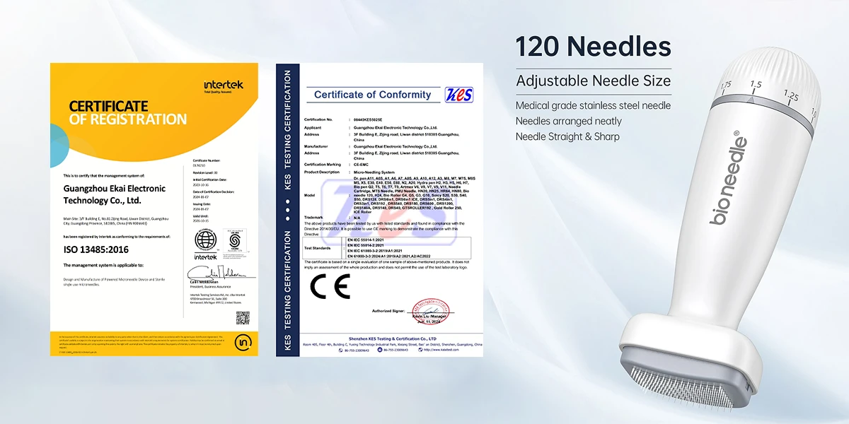 dr. pen bio needle 120 pin derma stamp certification 800x800 1