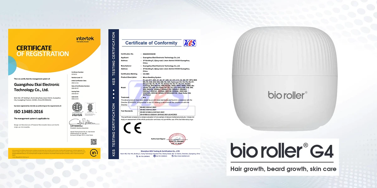 dr. pen bio roller g4 derma roller for hair growth certificate 800x800 1