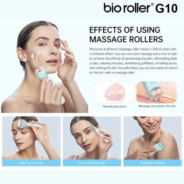 Bio Roller G10 10 in 1 ダーマローラー 顔、身体、目などをマッサージする。