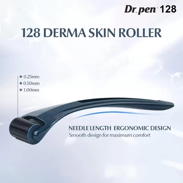 Dr. Pen PRO 128針 ダーマローラー 0.25mmまたは0.5mmの針サイズオプション