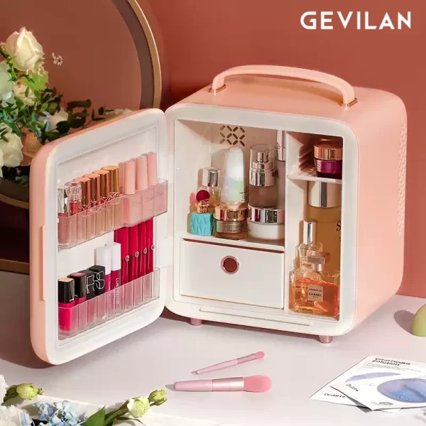 Gevilan F1 9L 部屋用 化粧品 冷蔵庫【360度循環冷却、静音、省電力】