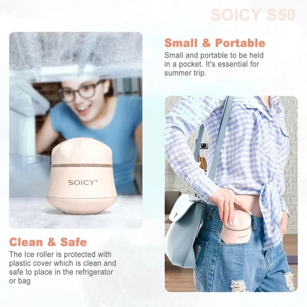 SOICY S50 360°アイスローラー 小型＆携帯用