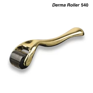ダーマニードル ローラー 0.5mm 育毛 頭皮【楽天1位】美顔ローラー ダーマペン 薄毛 美顔器 ゴールド