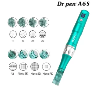 Dr.Pen A6S 【カートリッジ】11針 / 16針 / 24針 / 36針 / 42針 / 角型ナノ針、丸型ナノ針・替え用チップ10個セット