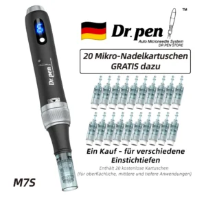 【正規品・大人気】Dr. Pen M7S マイクロニードリングペン | 16,000 RPM＋ギフトボックス＆針カートリッジ 22本 無料付属