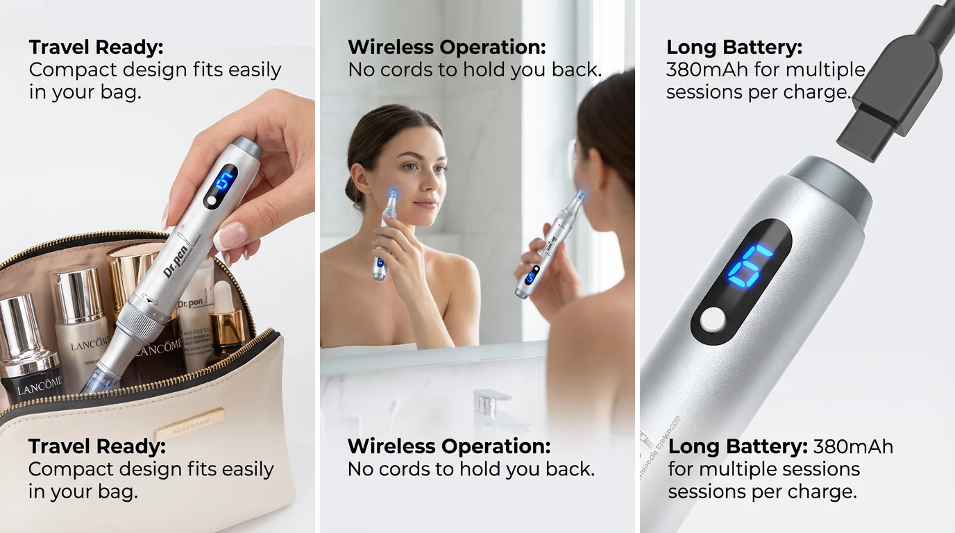 dr pen m7s wireless travel usage 06